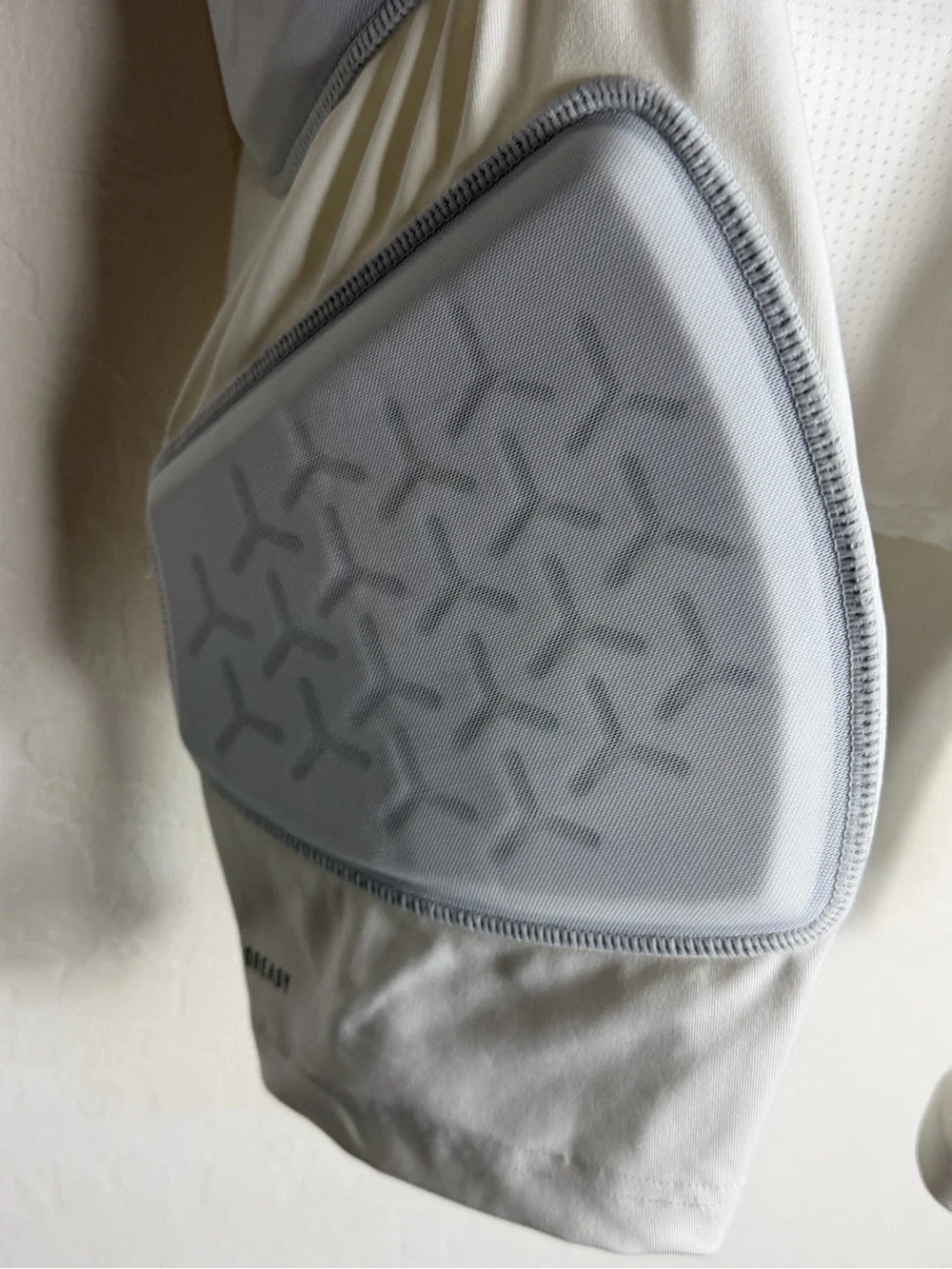 adidas White Men’s Padded Compression football shorts briefs